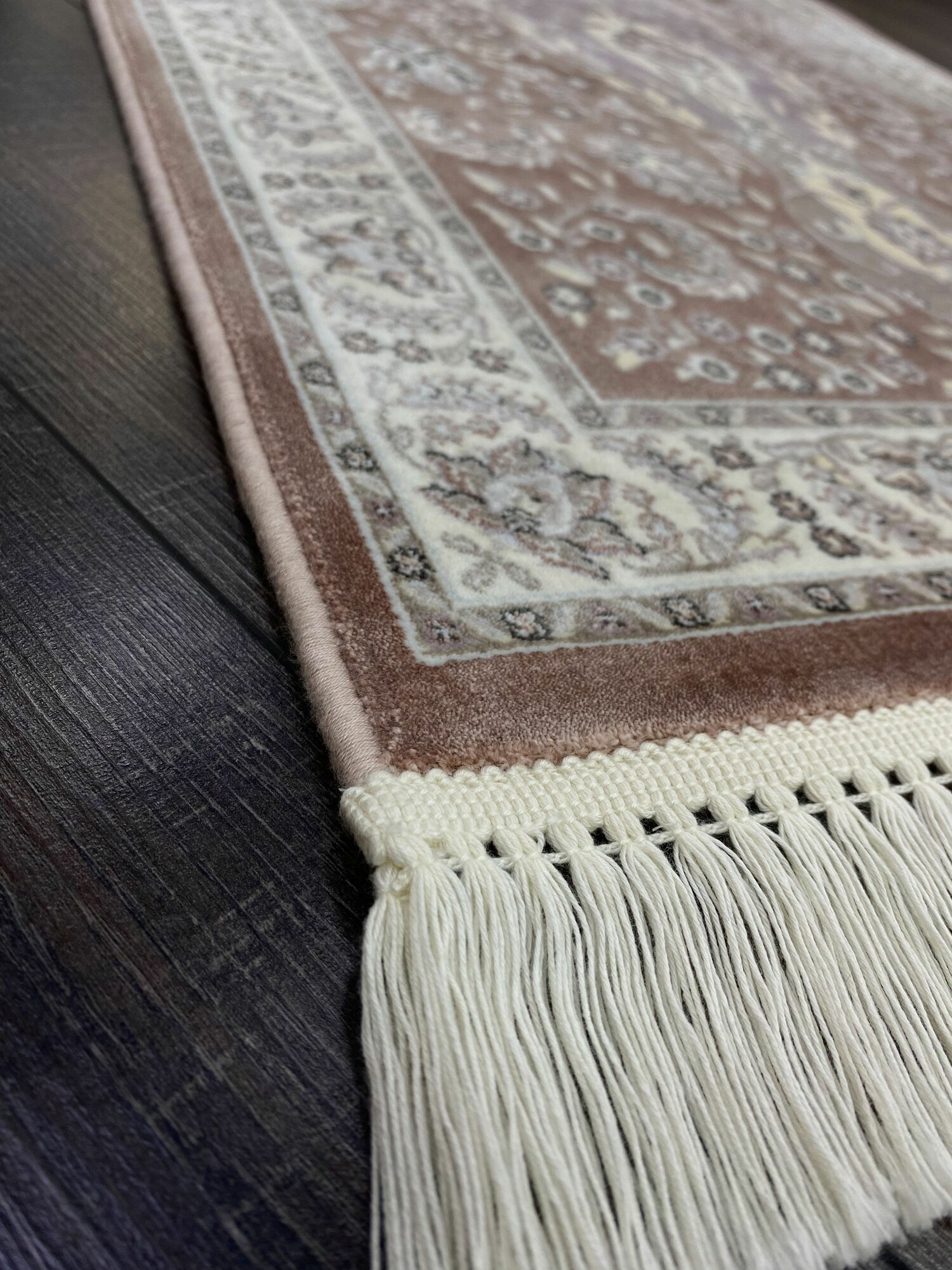 Молитвенный коврик Roger Vanden Bergh "Unique", фабричное производство, бельгийский бамбуковый шёлк 0.5х0.8 м — фото 1