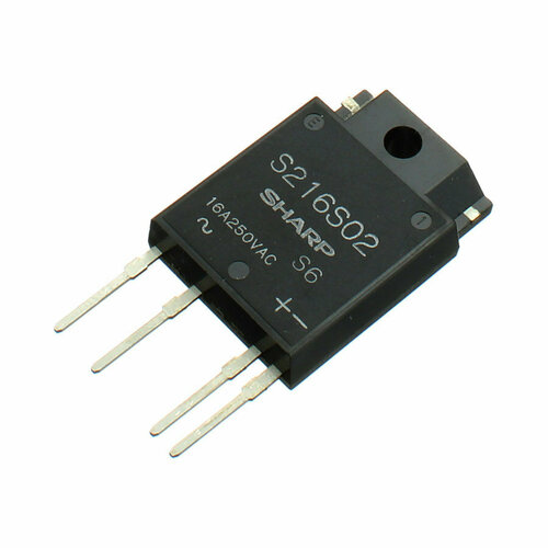 Твердотельное реле 16А 600В Sharp S216S02 SIP4 1900₽