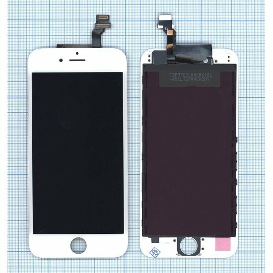 Дисплей Amperin для iPhone 6 в сборе с тачскрином (Hancai) белый
