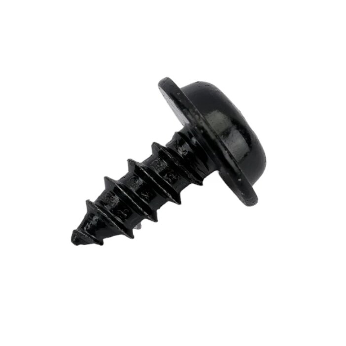 Саморез автомобильный. Черный. 5х12мм. Крепеж для автомобилей. (Упаковка20шт) — фото 1