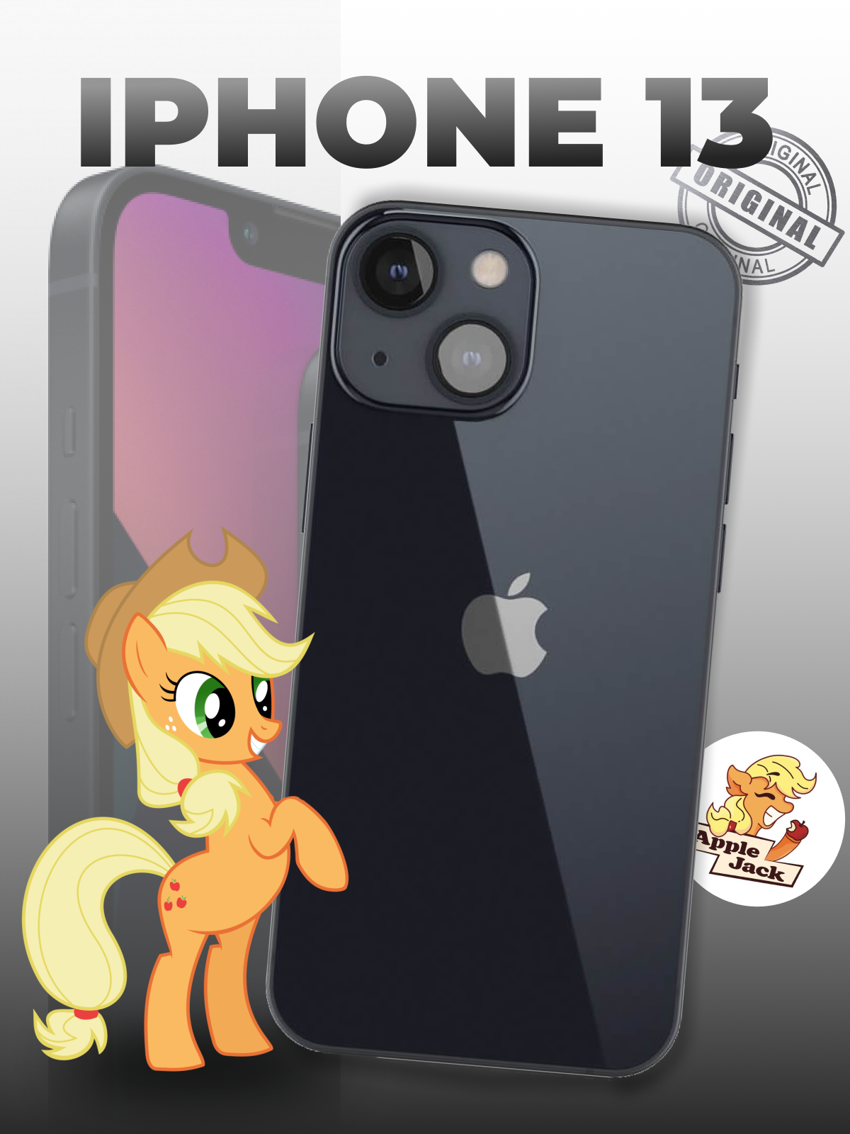 Смартфон Apple iPhone 13 128 ГБ, nano SIM+ eSIM, темная ночь