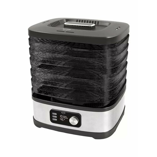 Дегидратор сушилка для овощей электросушилка STINGRAY ST-FD728C 8 поддонов 6 основных 1 для пастилы 1 для ягод черныйтемно-серый 7190₽