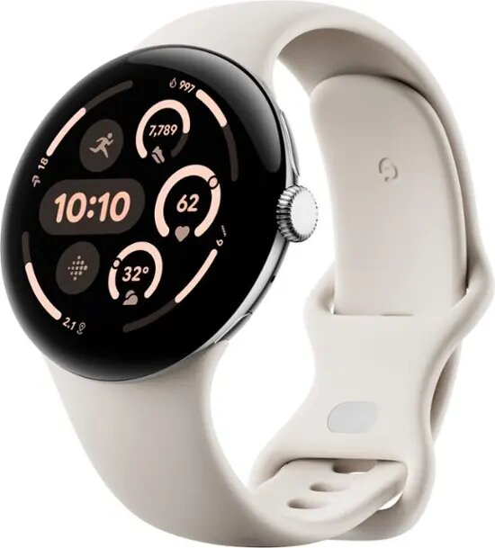 Google Pixel Watch 3 Умные часы, Porcelain, 41mm Bluetooth
