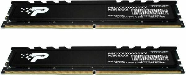 Оперативная память Patriot Signature Premium DDR5 5600 МГц 2x16 ГБ (PSP532G5600KH1) — фото 1
