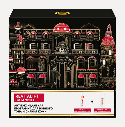 Изображение товара L'OREAL Набор для лица Антиоксидантная программа для ровного тона кожи (крем+сыворотка)