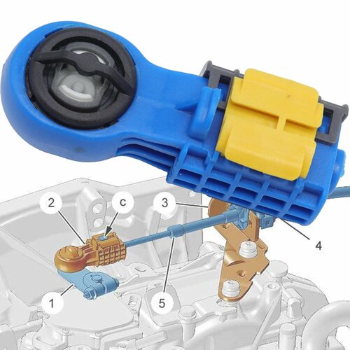 Соединительный концевой рычаг переключения передач для Nissan Qashqai J10 Dualis переходник сменные детали 06 -2013 1X 486₽