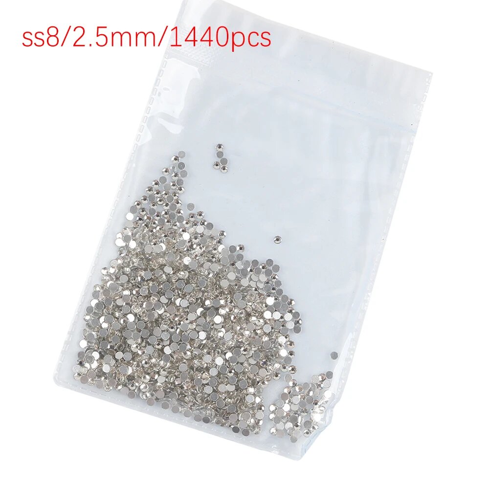 Кристаллы AB для декорирования 1440 шт, Crystal ss8 1440pcs