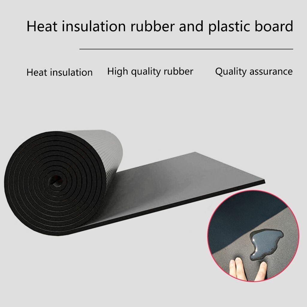 (1 рулон) Хлопок для звукоизоляции автомобиля-алюминиевая фольга с тиснением толщиной 20 мм плюс клей