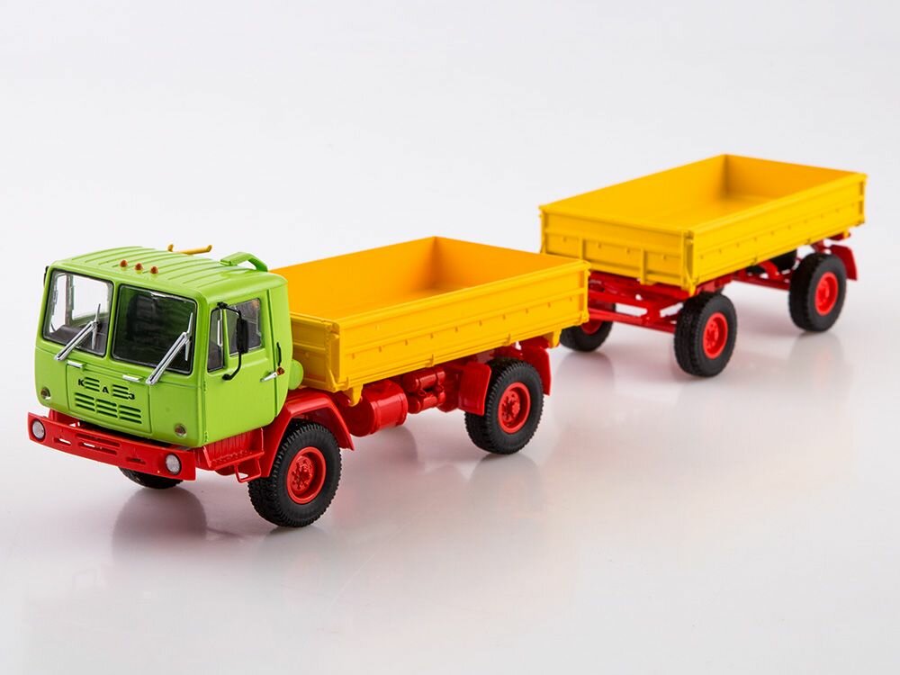 КАЗ-4540 с прицепом ГКБ-8535, масштабная модель коллекционная