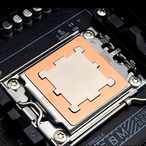 Рамка для процессора AMD Ryzen на сокет AM5 TEUCER / медная рамка для АМ5 для АМД