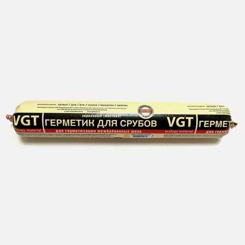 Изображение товара Герметик акриловый для срубов VGT (0,9кг) белый