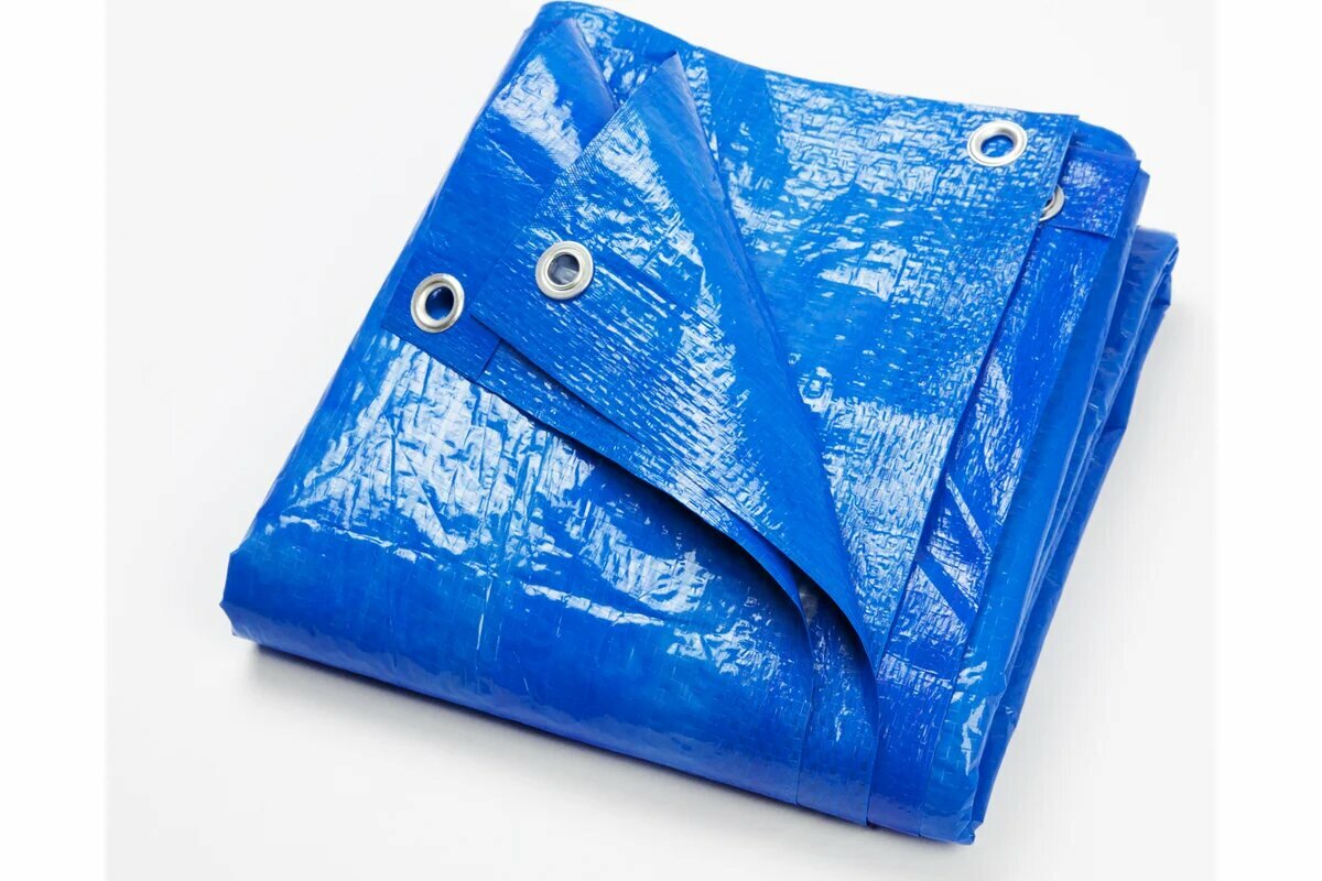 ООО Миротент Миротент тент универсальный укрывной 6x8 полипропилен 75 г/м2 с люверсами  МД-00000728