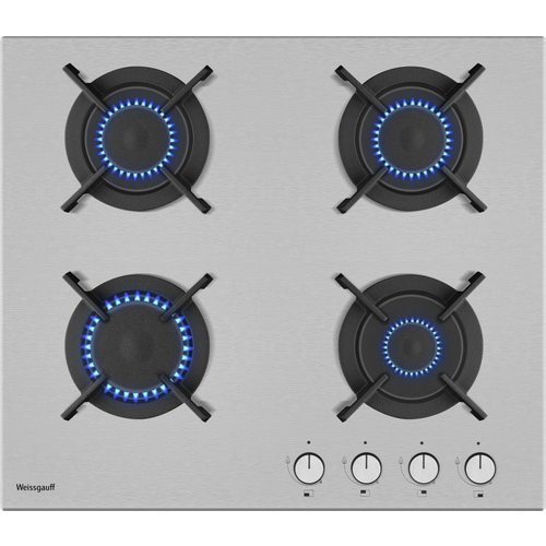 Газовая варочная панель Weissgauff HGG 640 XRV нержавеющая сталь 2725000₽