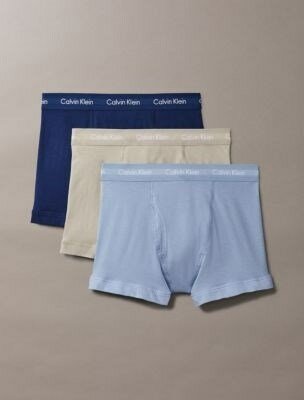 Трусы CALVIN KLEIN Calvin Klein, комплект из 3 шт., размер M, мультиколор