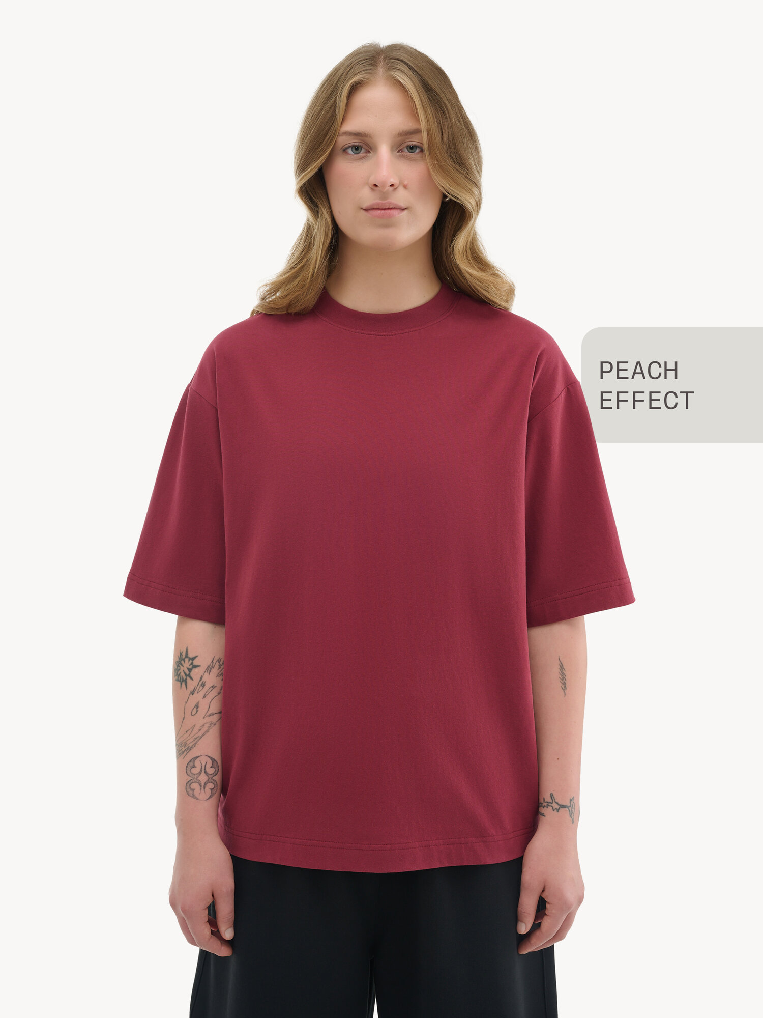 Футболка MUTED OVERSIZE PEACH EFFECT