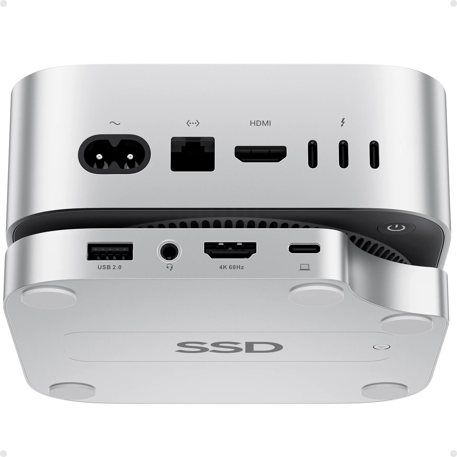 Mac mini M4＋(周辺機器) PULWTOP USB-хаб для Mac Mini M4 — купить в интернет-магазине