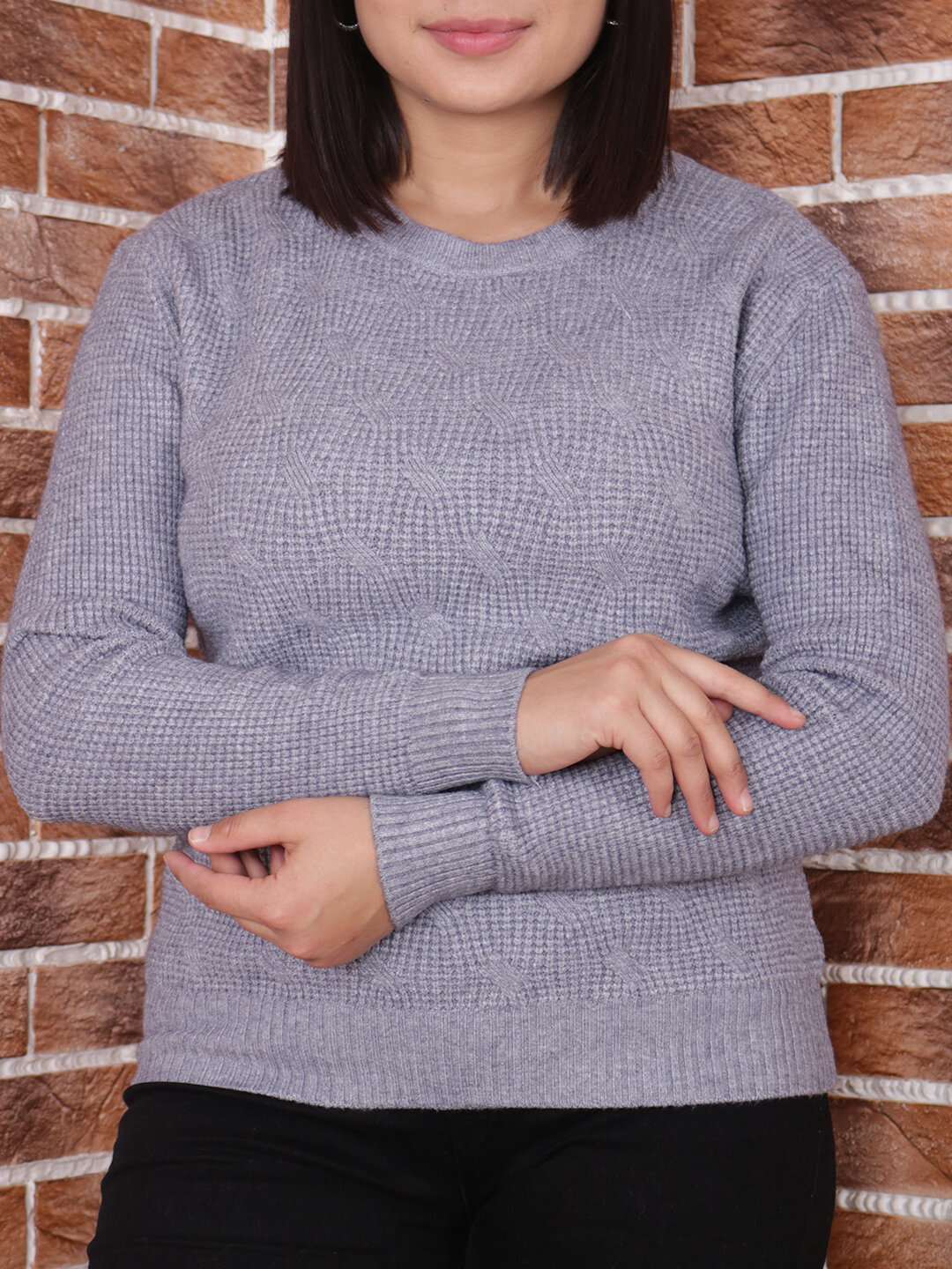 Свитер размер One Size, , серый — фото 1