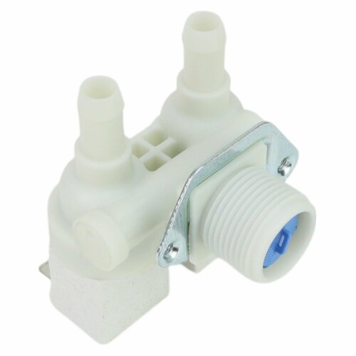 Клапан подачи воды для стиральной машины Whirlpool, Indesit, Ariston, Zanussi, Electrolux, Ardo, LG , количество выходов 2 , угол 90˚ , клеммы раздельно