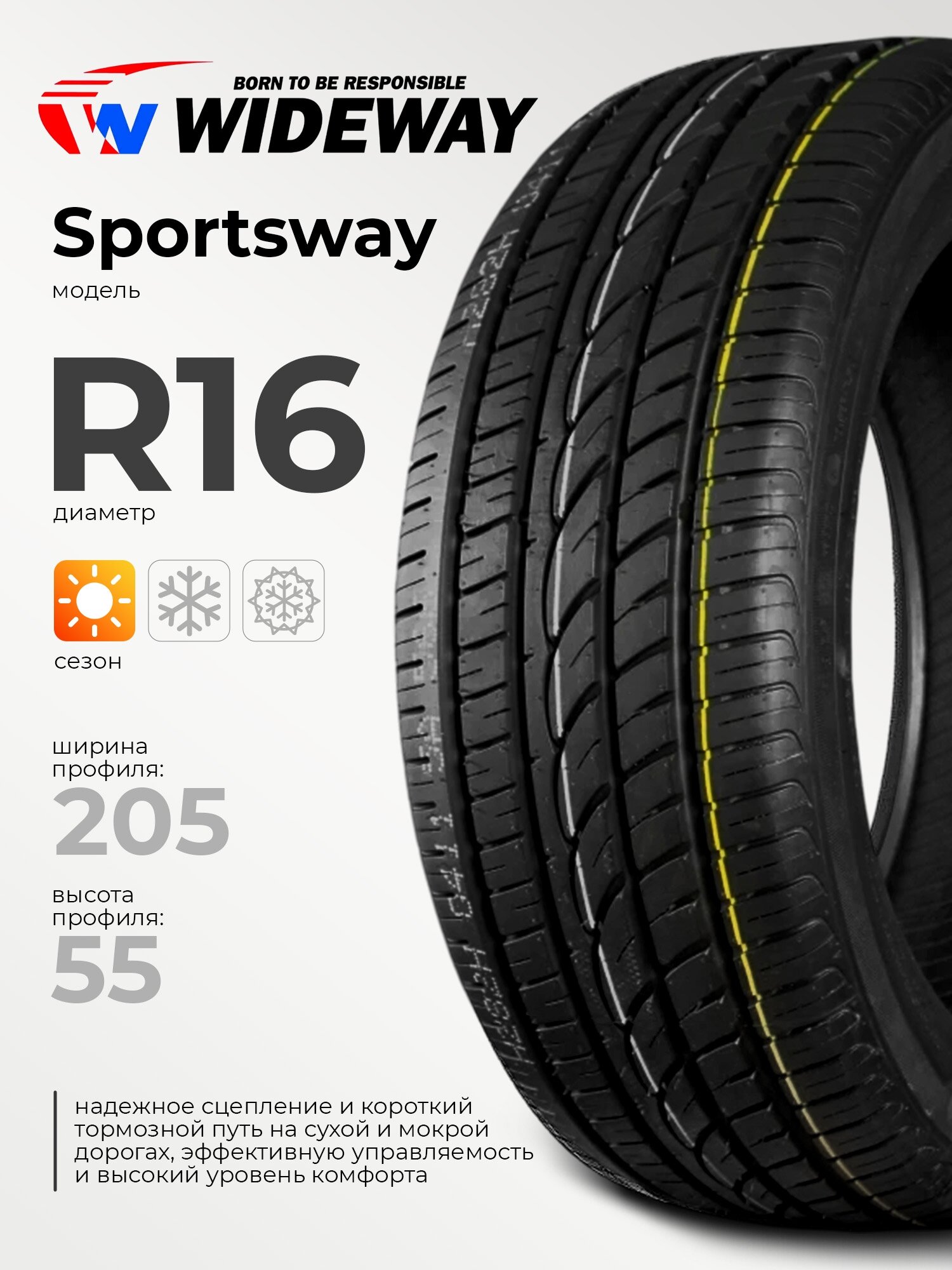 WIDEWAY Sportsway 205/55 R16 94W