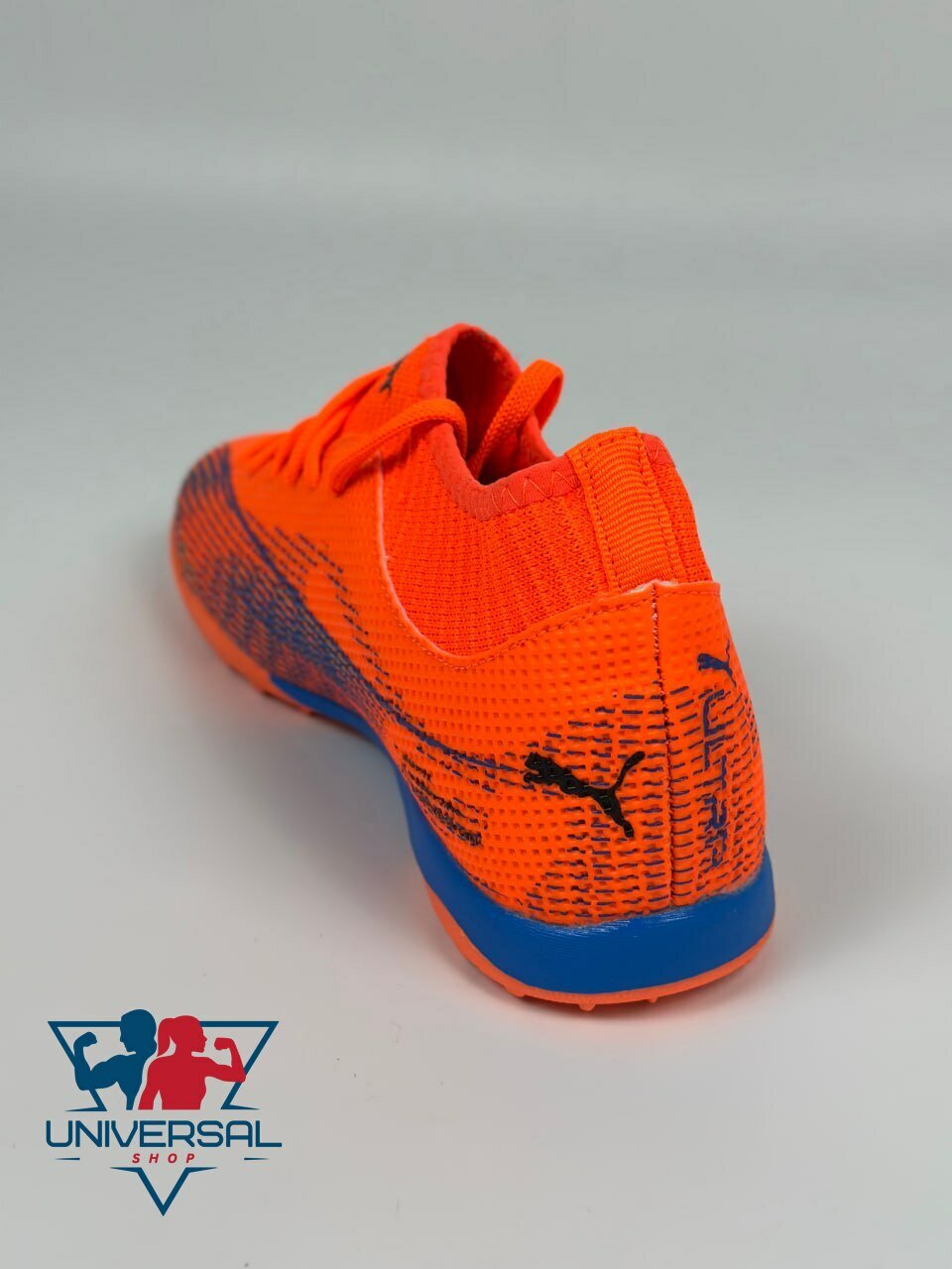Бутсы PUMA, размер 40, оранжевые — фото 1