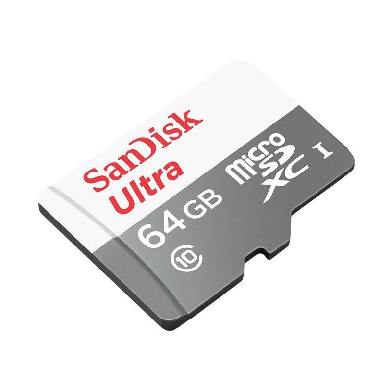 Оригинальный Micro SD диск 64 ГБ Sandisk / Флешка для автомобильного регистратора, телефона, камеры, планшета!