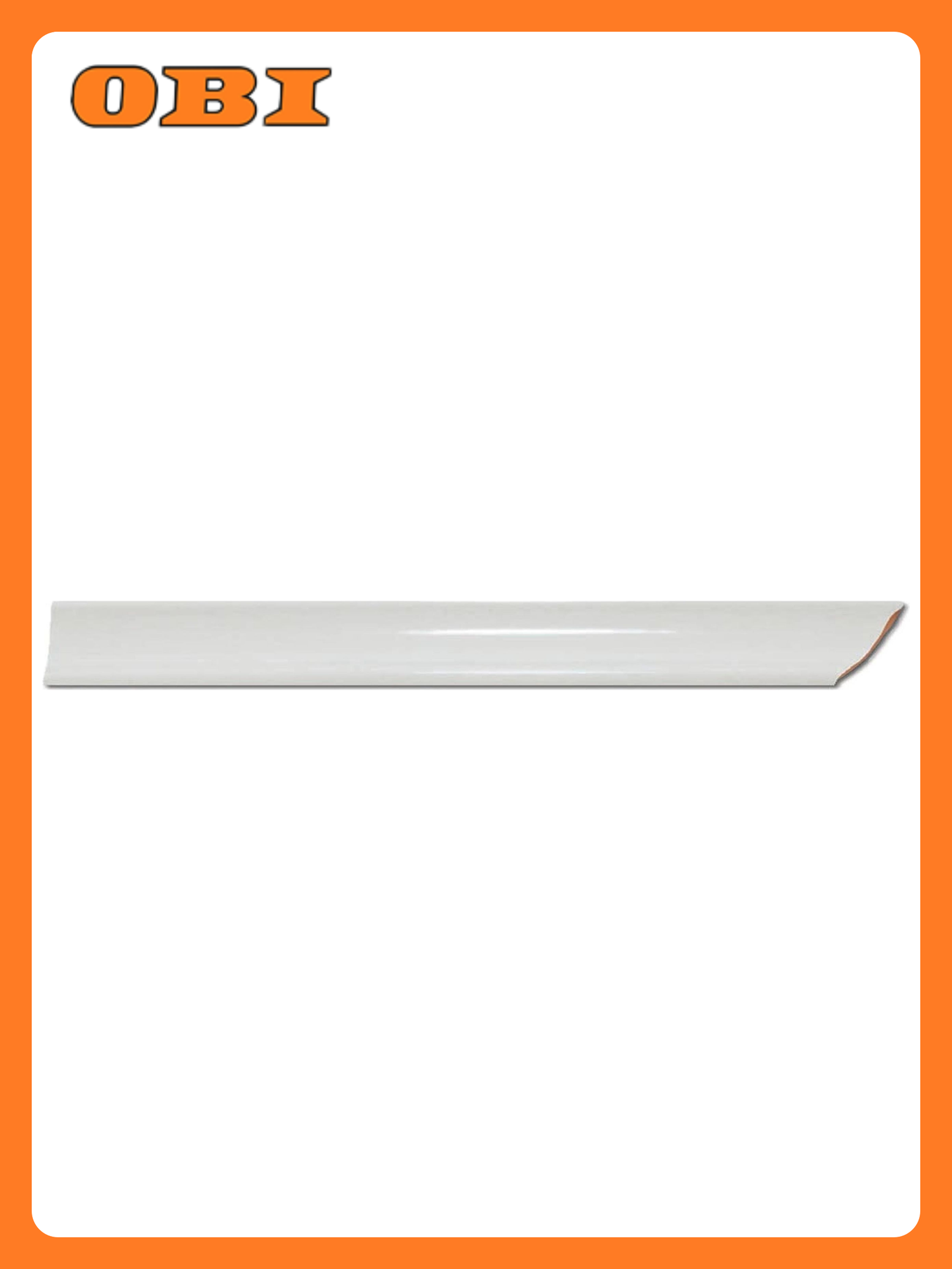 Керамический уголок Е02000 белый 20х25 см 1 шт