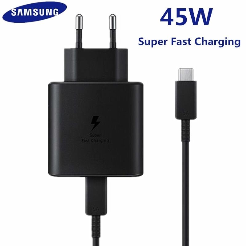 Адаптер питания Samsung 45 Вт — зарядное устройство USB-C — USB-C (Lux) — фото 1