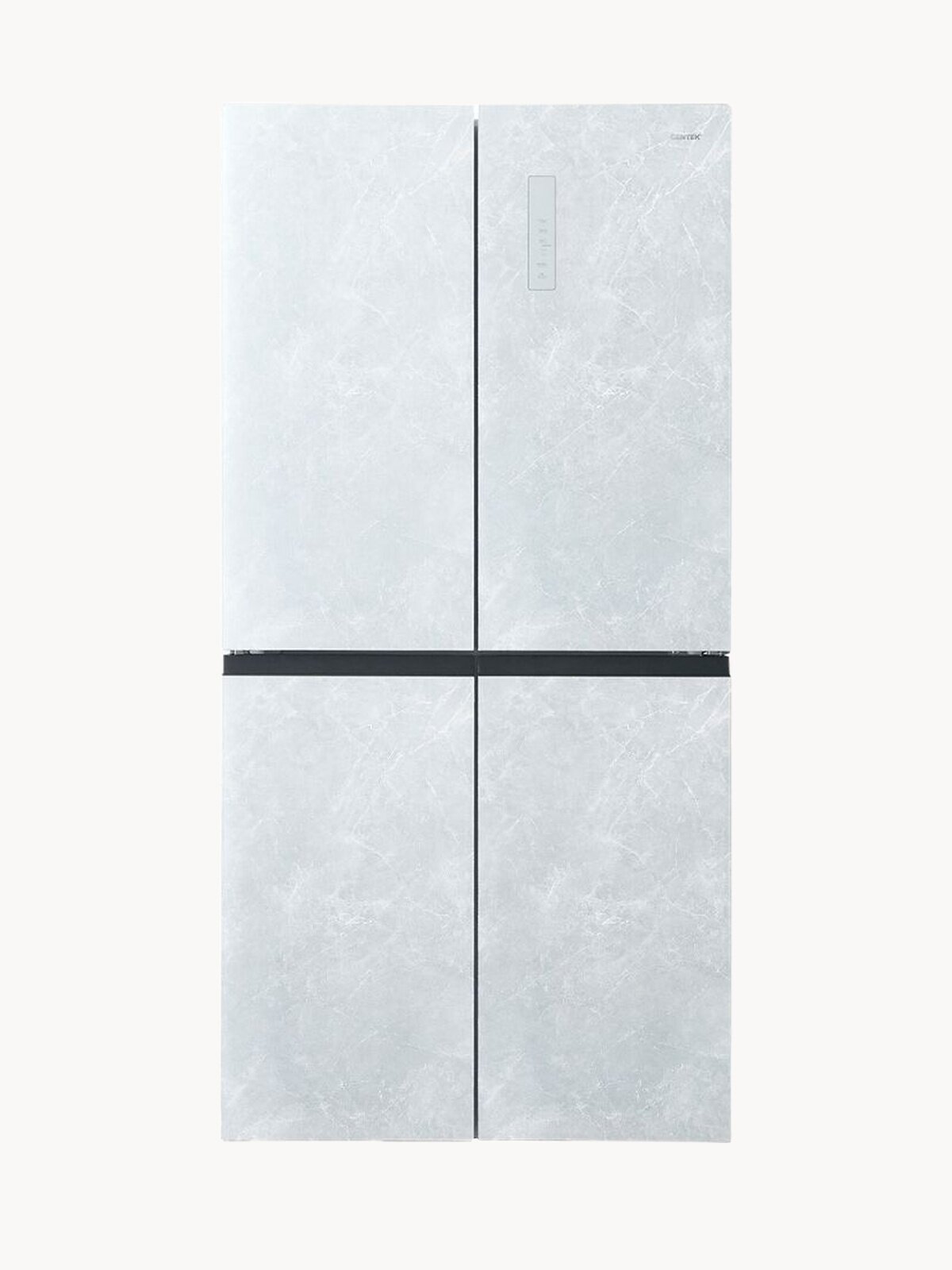 Холодильник двухкамерный ноу фрост CENTEK CT-1742 White Stone, четырехдверный, side by side