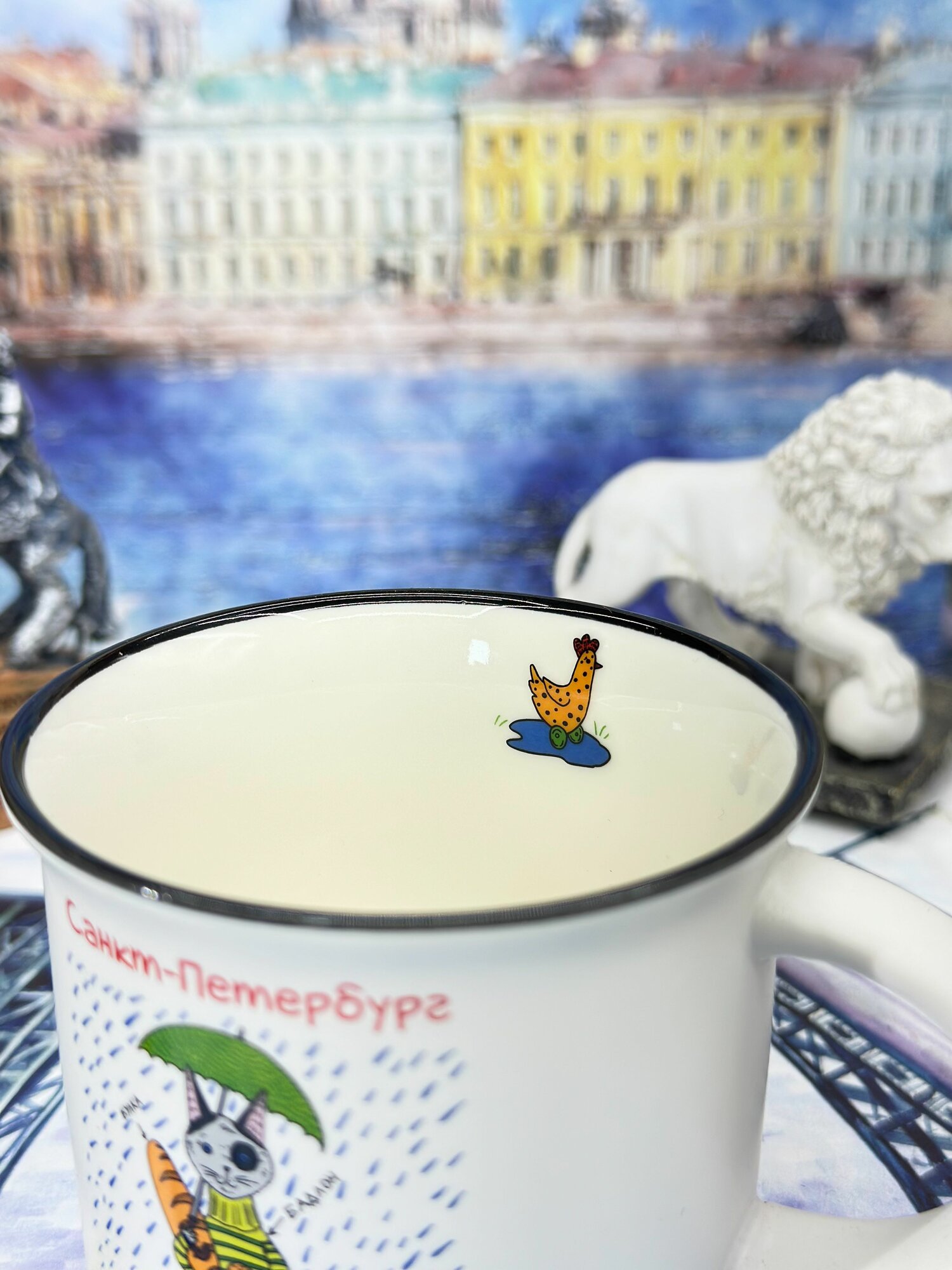 Кружка фарфоровая "Санкт-Петербург",180 мл — фото 1