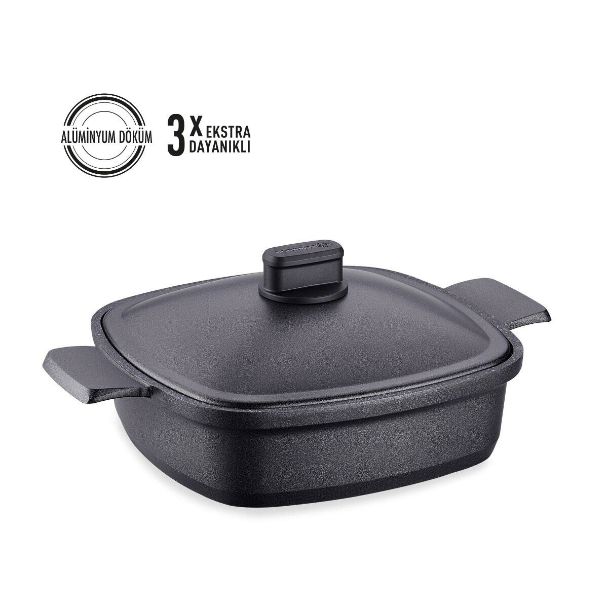 Чугунная кастрюля сотейник Korkmaz Casterra — фото 1