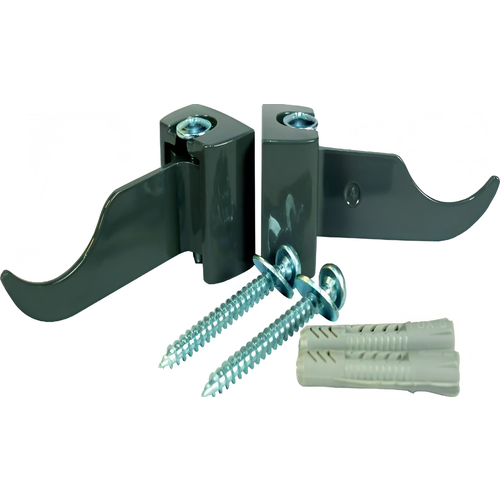 ASKON Кронштейн для секционных радиаторов регулируемый чёрный комплект 2шт 742₽