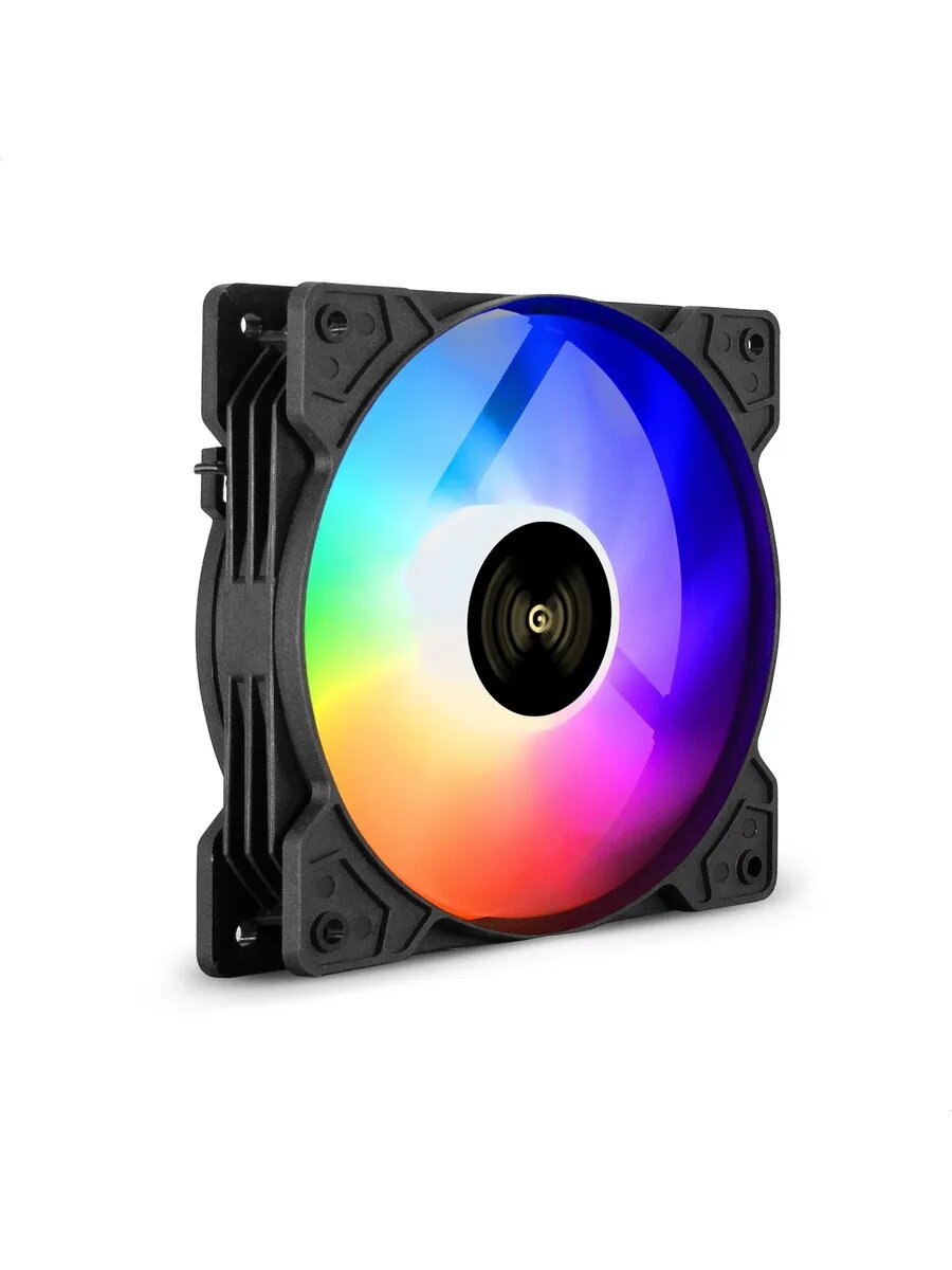 Вентилятор EX295971RUS 12В DC с подсветкой EX12025H6PMY-PWM