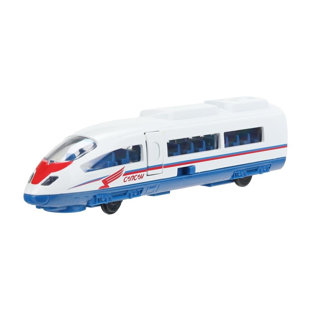 Игрушка Технопарк "Высокоскоростной поезд Сапсан" SAPSAN-19SL-RZD, инерционная, от 3 лет