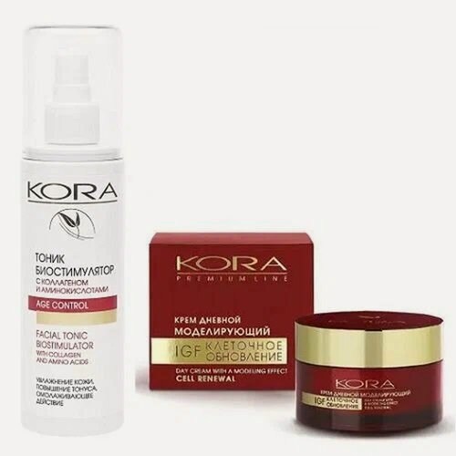 Изображение товара Кора Для зрелой кожи Набор Anti-age: крем дневной 50 мл + тоник 150 мл