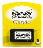 Сменные двусторонние лезвия Wilkinson Sword Лезвия Wilkinson Sword Classic 5 двусторонних лезвий