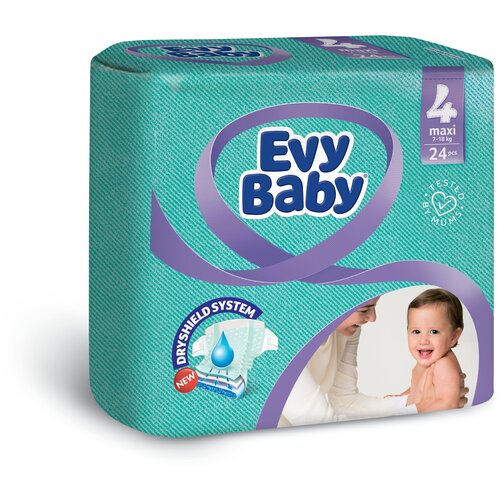 Подгузники Evy Baby Maxi 7-18 кг (Размер 4/L), 21 шт