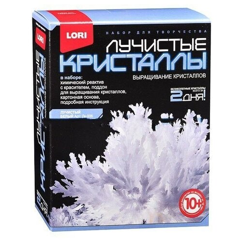 фото Набор для исследований lori лучистые кристаллы белый