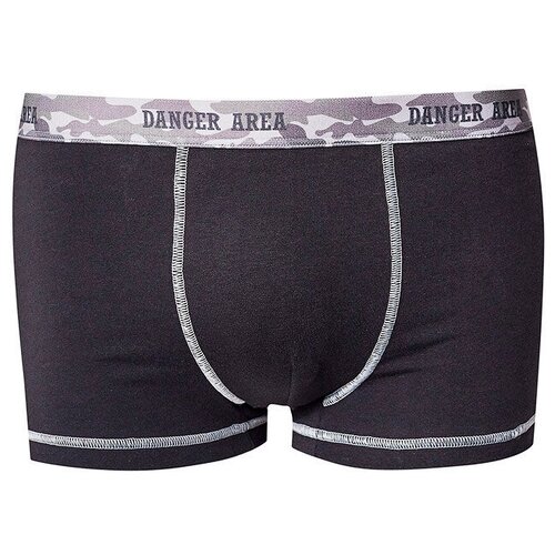 Трусы X-File Boxer DANGER AREA, размер 5-XL, черный