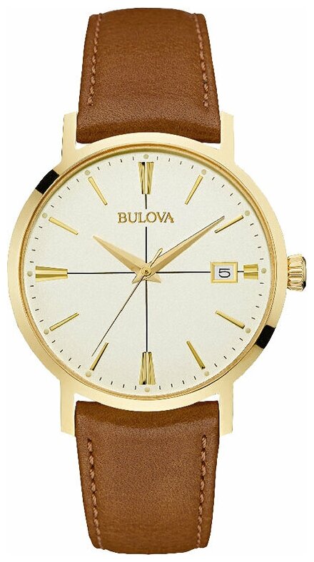 Наручные часы BULOVA 97B151, коричневый