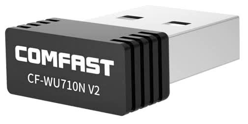 WiFi адаптер Comfast CF-WU710N V2 Black