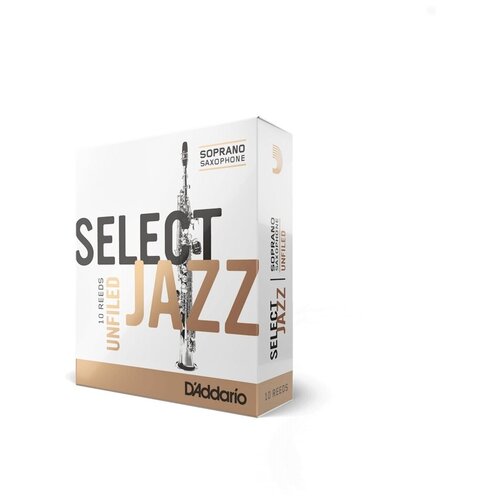 Трости для саксофона сопрано Rico RSF10SSX3M select jazz unfiled трости для саксофона альт размер 4 средние medium 10шт rico rrs10asx4m