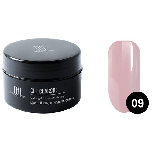 TNL Professional гель Gel Classic моделирующий камуфлирующий, 18 мл, 09 розовый