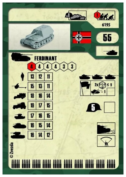 Модель для сборки "Немецкий истребитель танков "Фердинанд" (6195) Звезда - фото №4