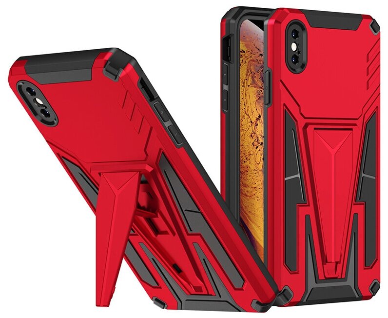 Чехол Rack Case для iPhone X / XS красный