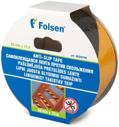 Клейкая лента разметочная Folsen 6950109, 50 мм x 10 м