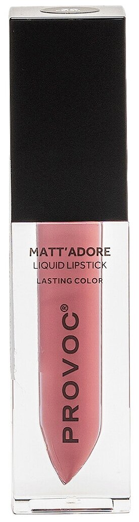 Provoc Mattadore Liquid Lipstick 30 Feign Жидкая помада для губ, матовая, 4.5 гр (цв. темно-розовый)