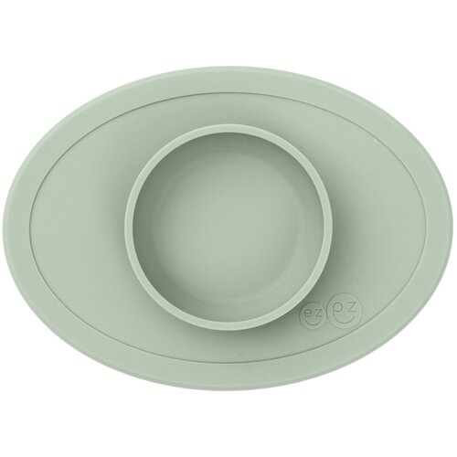 Тарелка EZPZ Tiny Bowl, sage посуда ezpz тарелка с подставкой силиконовая mini bowl packaged
