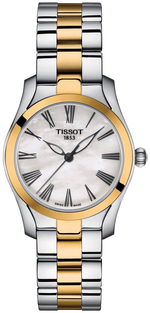 Наручные часы TISSOT T-Lady, белый, золотой