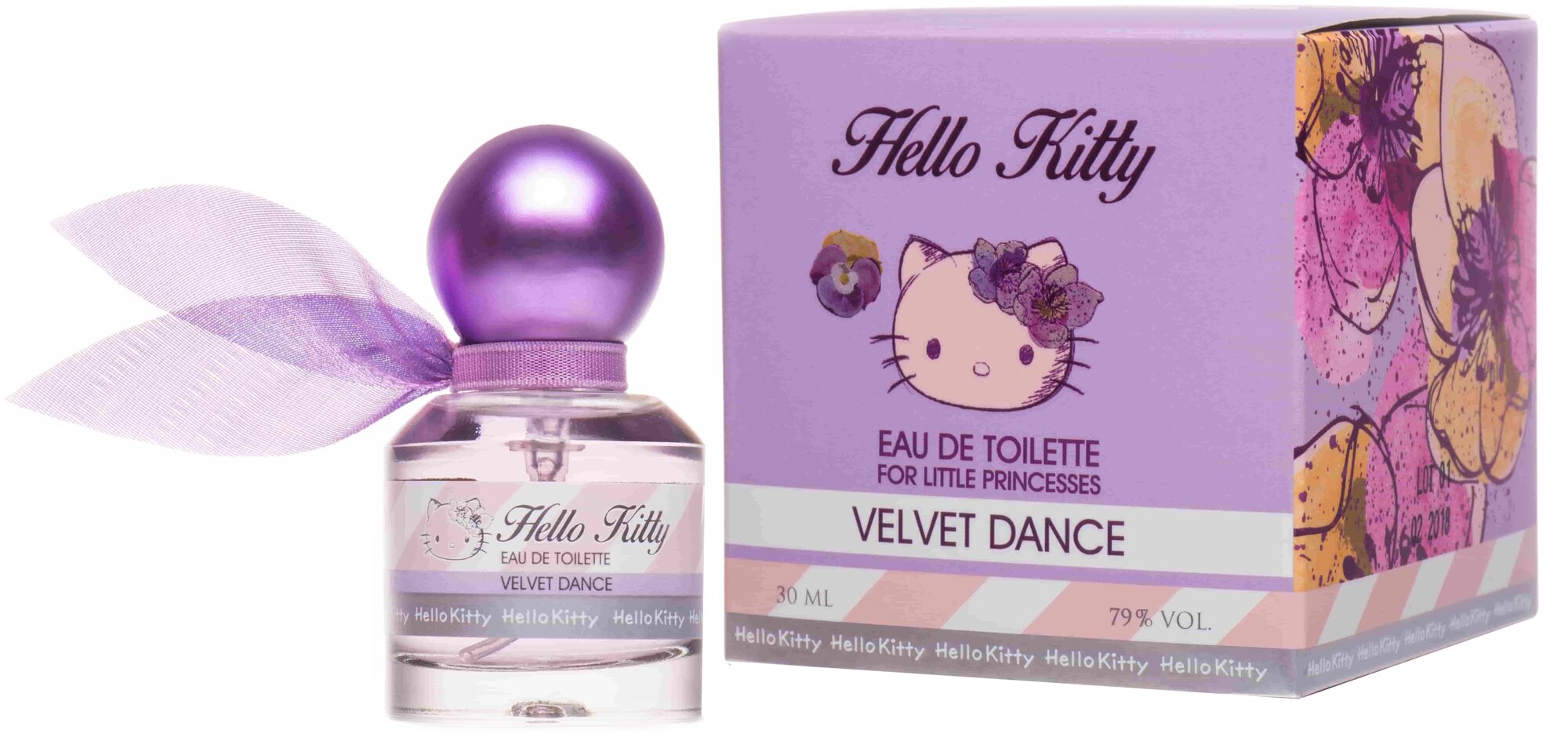 Hello Kitty Туалетная вода для девочек «VELVET DANCE» 30мл.