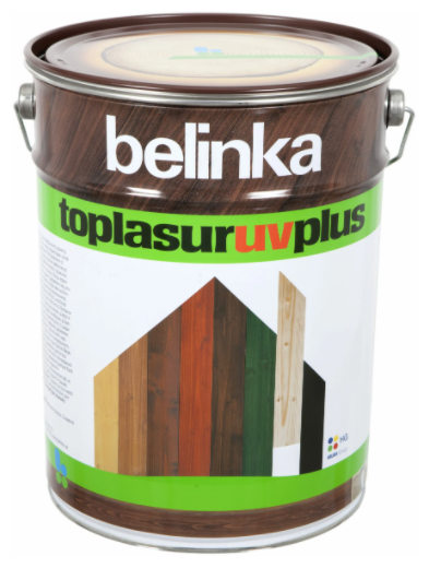 Belinka Toplasur UV Plus Лазурное покрытие для древесины (бесцветный, 5 л)